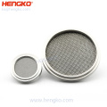 custom 30 40 60 microns sintered porous powder metal inline air filter  ( cone cup disc ) for oxygen intake